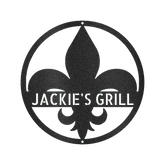 Fleur De Lis Personalized Gifts - Custom Metal Sign - GiFTiFY