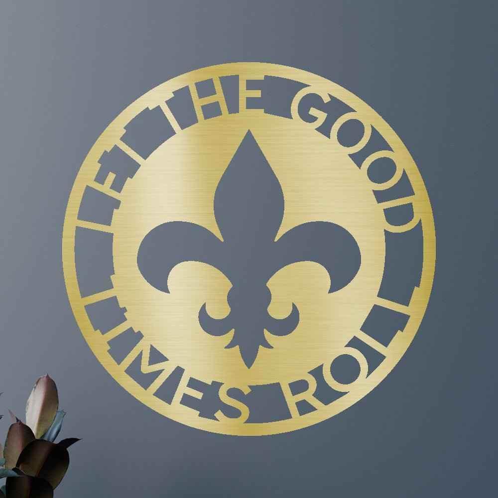 Fleur De Lis Ring Personalized Gifts - Custom Metal Sign - GiFTiFY