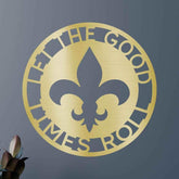 Fleur De Lis Ring Personalized Gifts - Custom Metal Sign - GiFTiFY