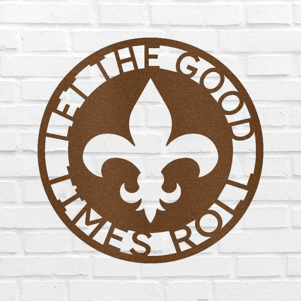 Fleur De Lis Ring Personalized Gifts - Custom Metal Sign - GiFTiFY