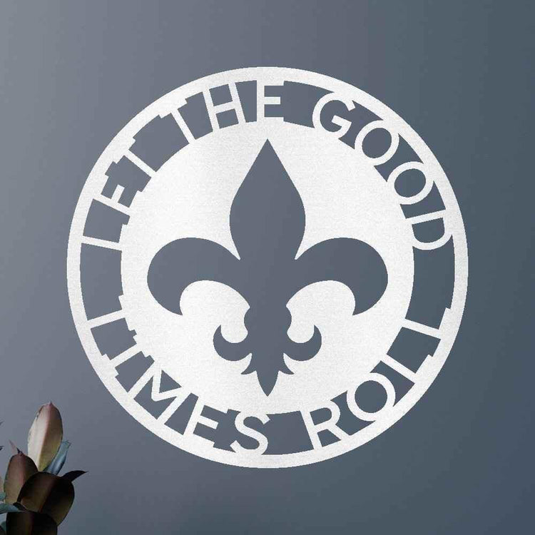 Fleur De Lis Ring Personalized Gifts - Custom Metal Sign - GiFTiFY