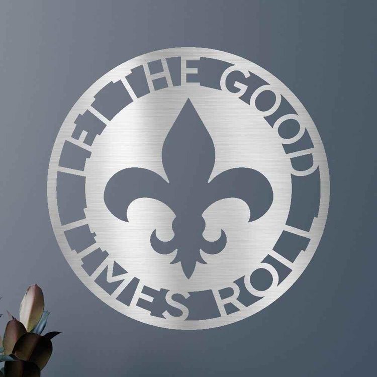 Fleur De Lis Ring Personalized Gifts - Custom Metal Sign - GiFTiFY