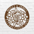 Floral Ring Personalized Gifts - Custom Metal Sign - GiFTiFY