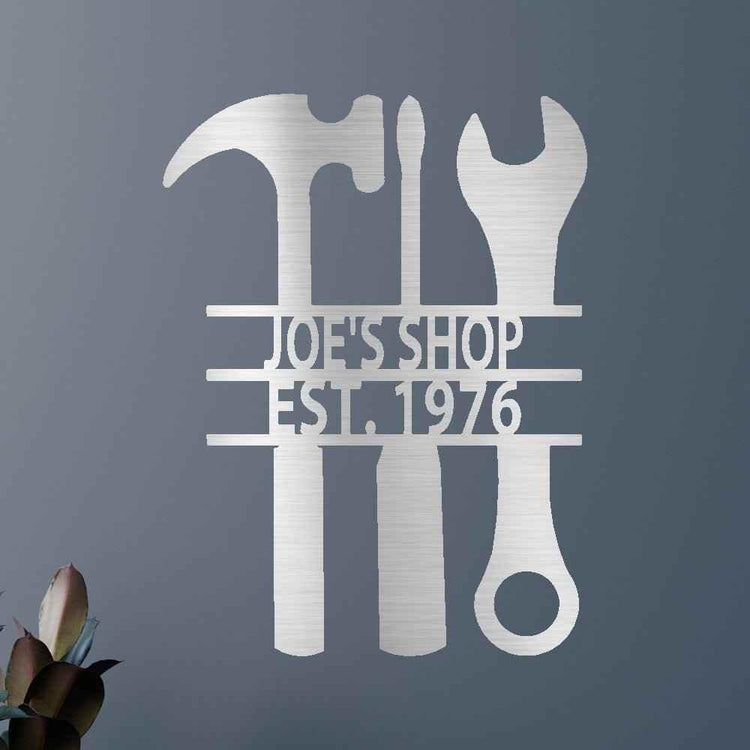 Garage Sign - Custom Metal Sign, Mechanic Gift, Christmas Gift - GiFTiFY