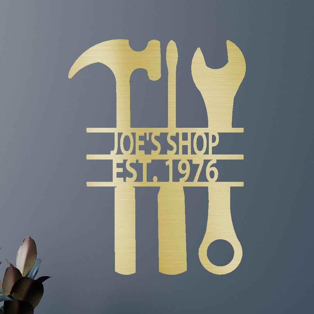 Garage Sign - Custom Metal Sign, Mechanic Gift, Christmas Gift - GiFTiFY