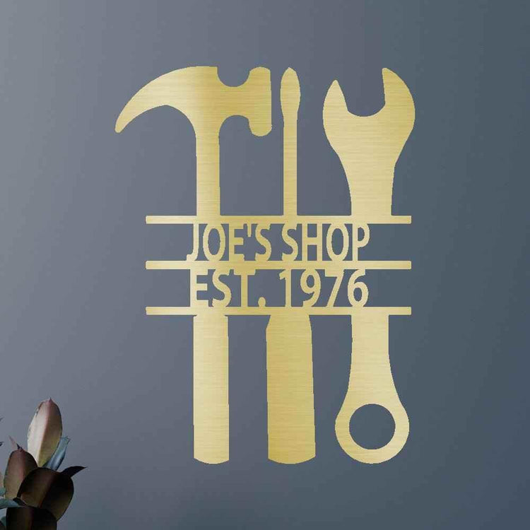 Garage Sign - Custom Metal Sign, Mechanic Gift, Christmas Gift - GiFTiFY