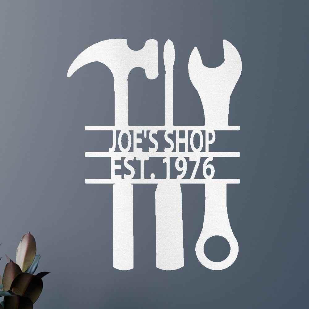 Garage Sign - Custom Metal Sign, Mechanic Gift, Christmas Gift - GiFTiFY