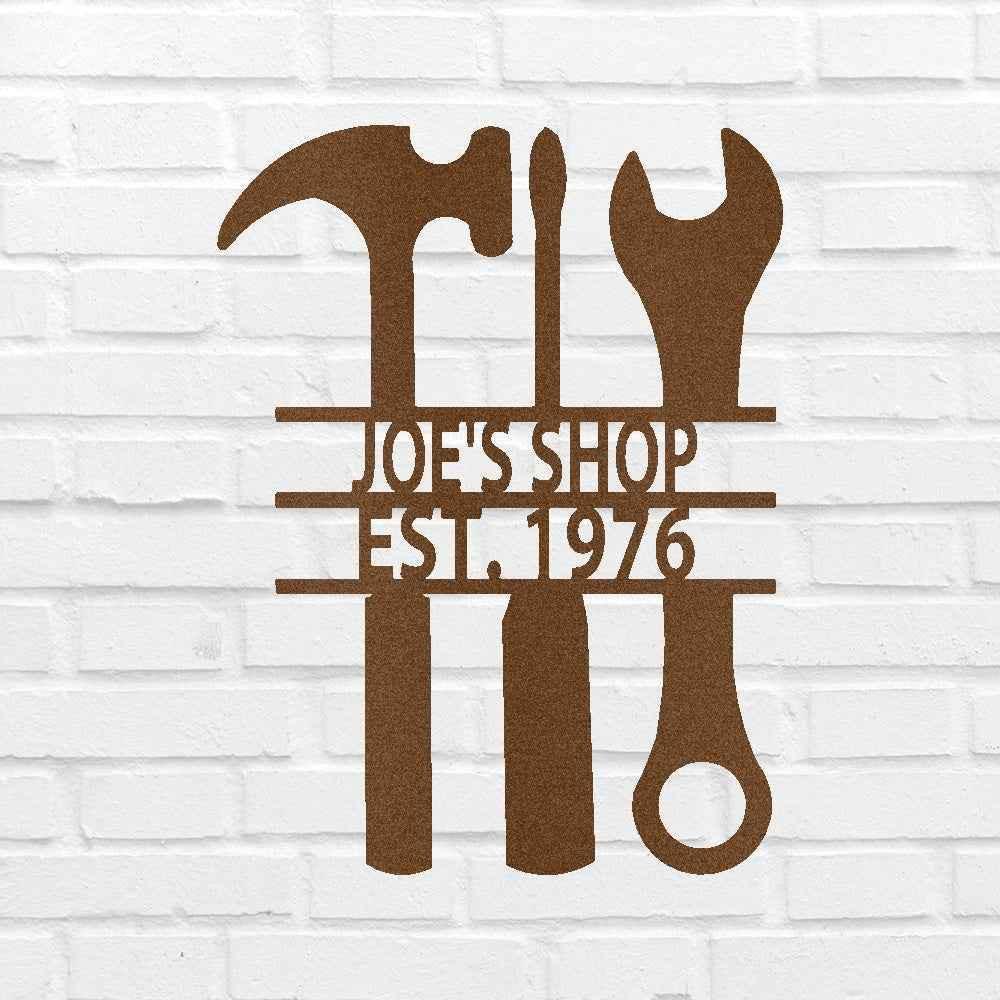 Garage Sign - Custom Metal Sign, Mechanic Gift, Christmas Gift - GiFTiFY