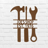 Garage Sign - Custom Metal Sign, Mechanic Gift, Christmas Gift - GiFTiFY