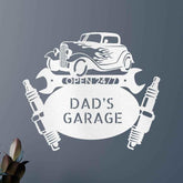 Garage Sign - Custom Metal Sign, Gift For Him, Christmas Gifts For Dad - GiFTiFY
