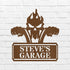 Garage Sign - Custom Metal Sign, Motorcycle Lover Gift, Gift For Father - GiFTiFY