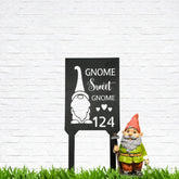 Gnome Home Stake - Custom Metal Sign - GiFTiFY