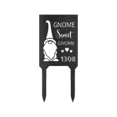 Gnome Home Stake - Custom Metal Sign - GiFTiFY