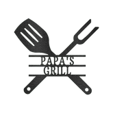 Grilling Utensils Personalized Gifts - Custom Metal Sign - GiFTiFY