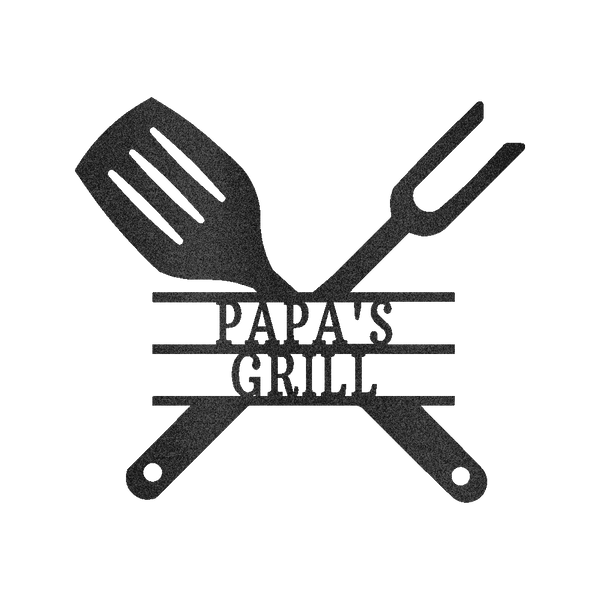 Grilling Utensils Personalized Gifts - Custom Metal Sign - GiFTiFY