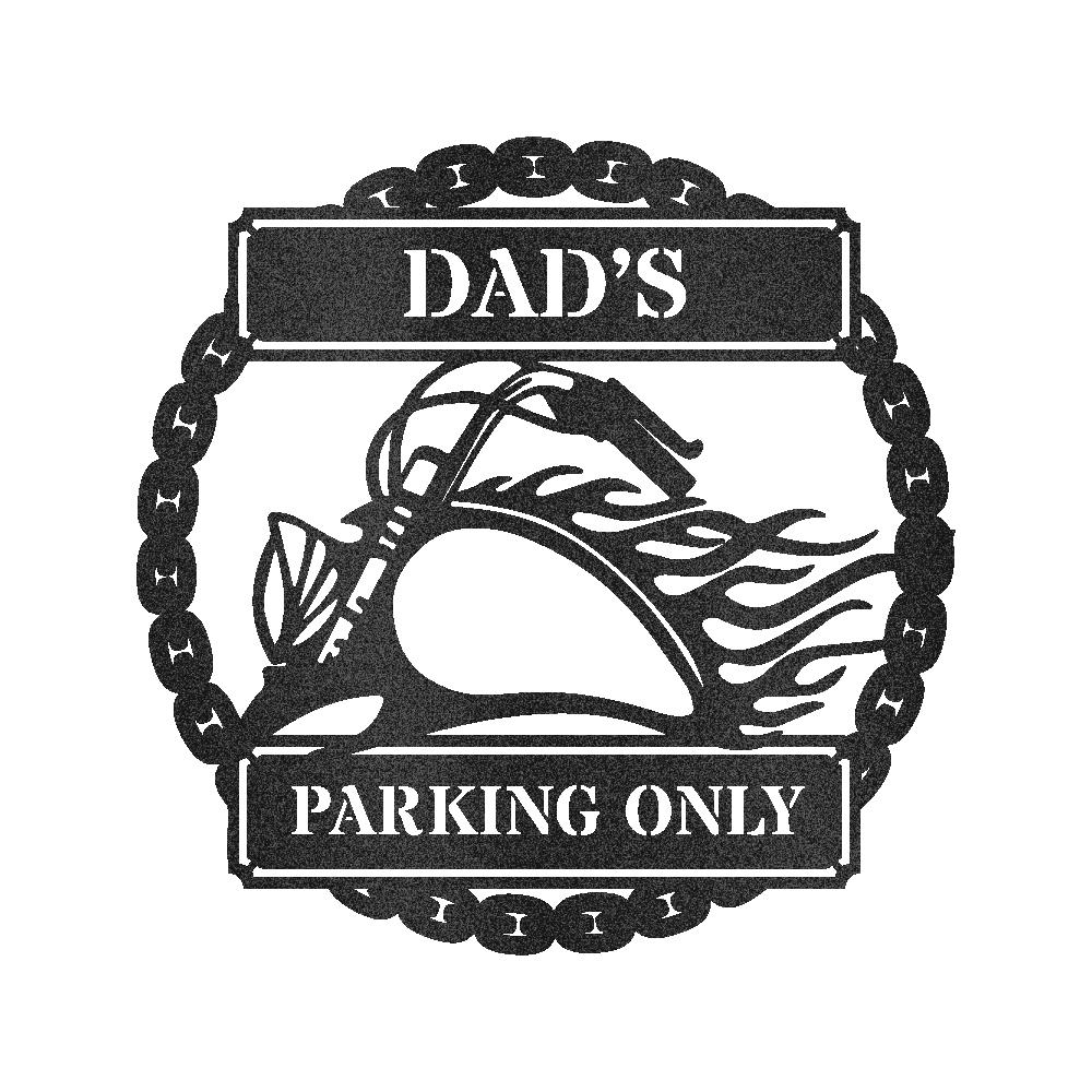 Hog Parking Plaque Personalized Gifts - Custom Metal Sign - GiFTiFY