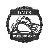 Hog Parking Plaque Personalized Gifts - Custom Metal Sign - GiFTiFY