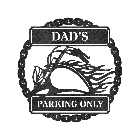 Hog Parking Plaque Personalized Gifts - Custom Metal Sign - GiFTiFY