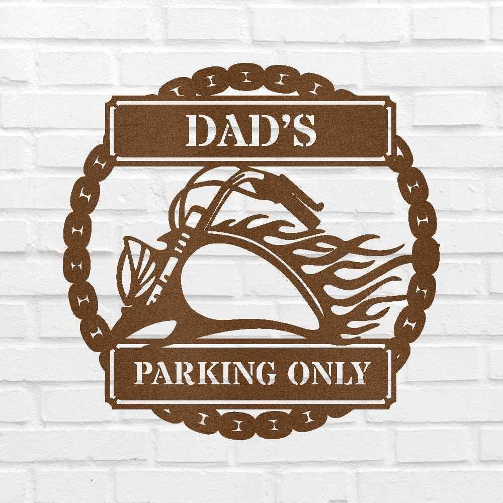 Hog Parking Plaque Personalized Gifts - Custom Metal Sign - GiFTiFY