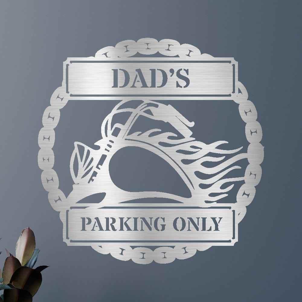 Hog Parking Plaque Personalized Gifts - Custom Metal Sign - GiFTiFY