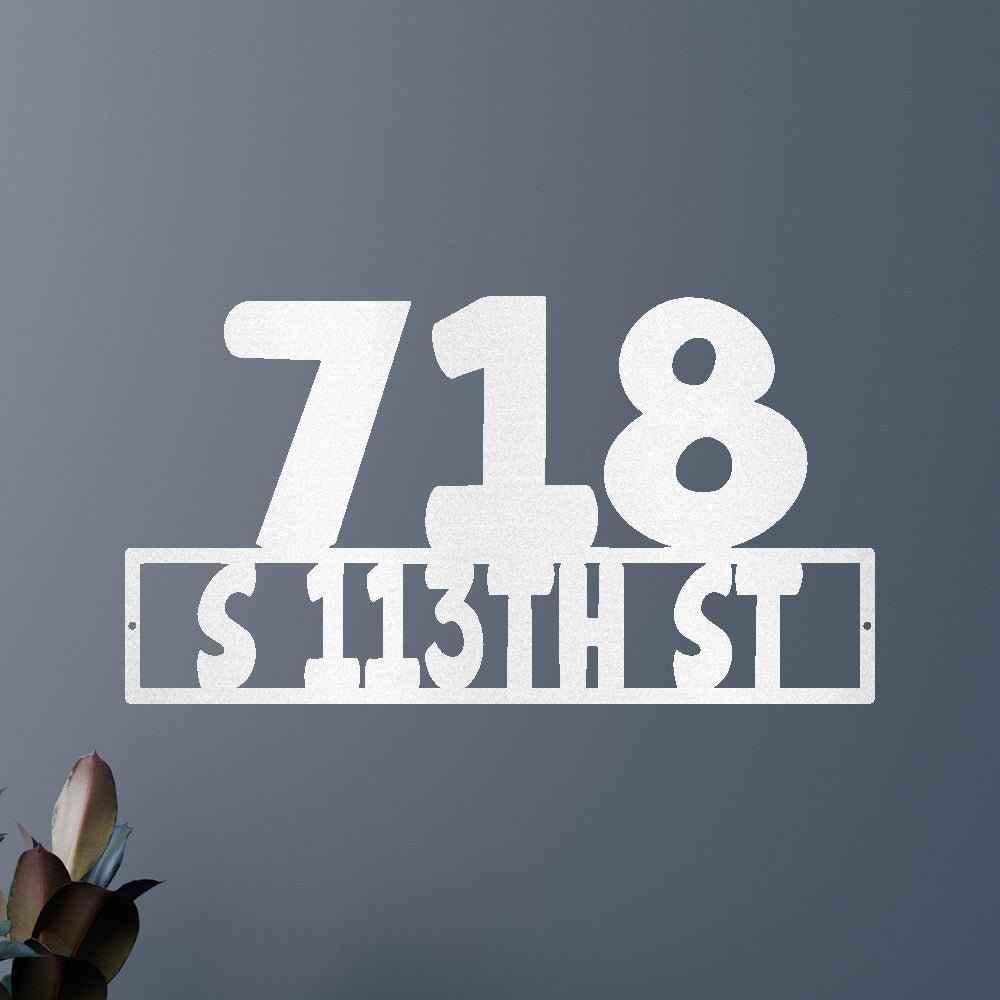 Home Address Personalized Gifts - Custom Metal Sign - GiFTiFY