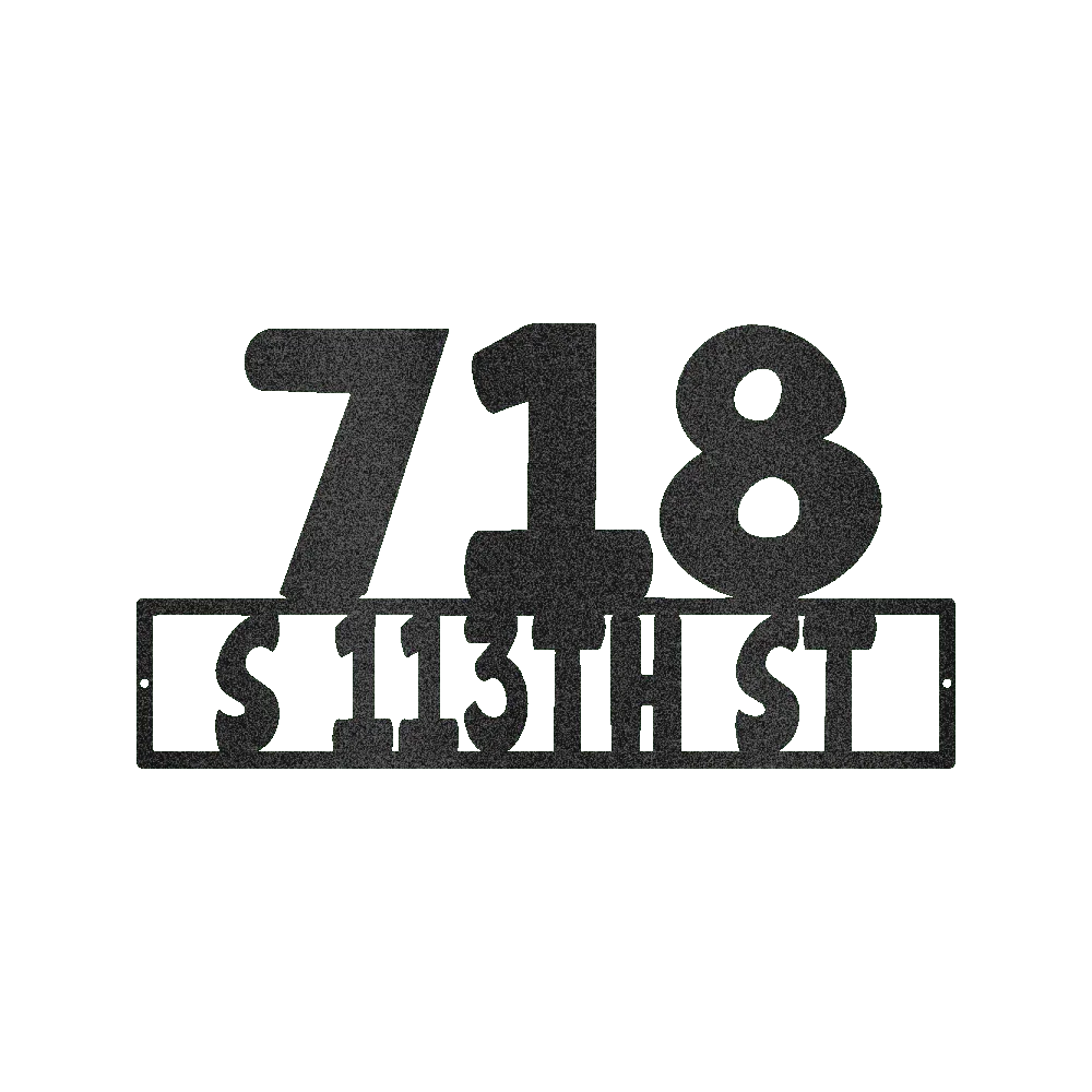 Home Address Personalized Gifts - Custom Metal Sign - GiFTiFY