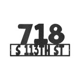 Home Address Personalized Gifts - Custom Metal Sign - GiFTiFY