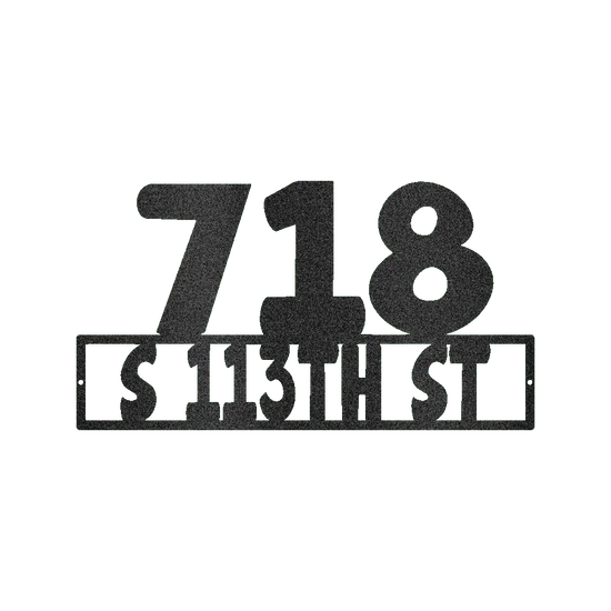 Home Address Personalized Gifts - Custom Metal Sign - GiFTiFY