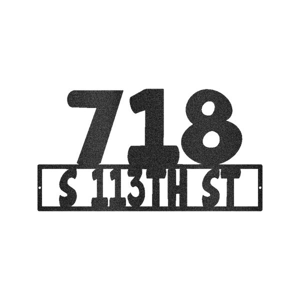 Home Address Personalized Gifts - Custom Metal Sign - GiFTiFY