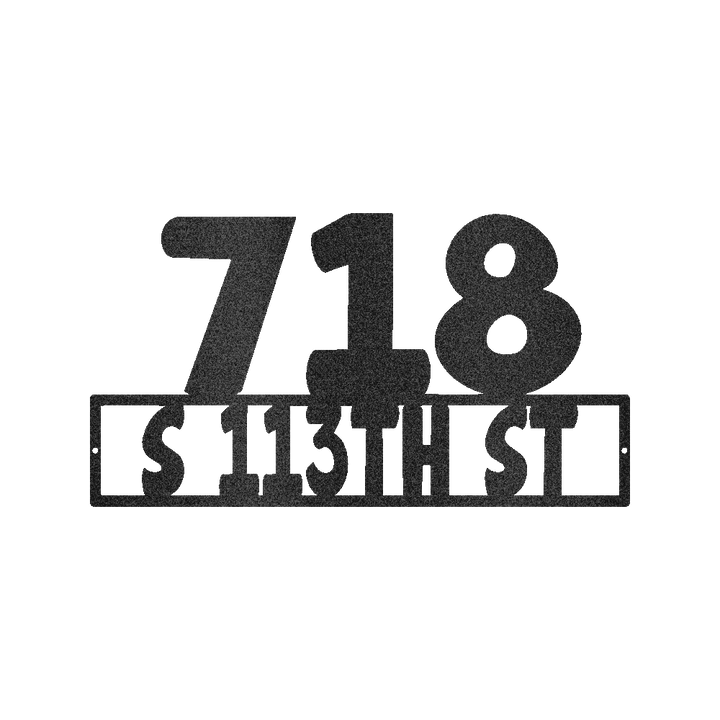 Home Address Personalized Gifts - Custom Metal Sign - GiFTiFY