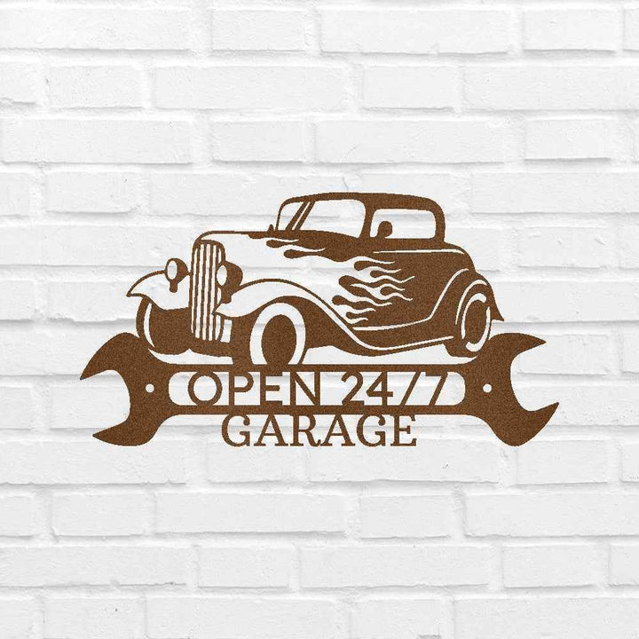 Home Sign - Custom Metal Sign, Gift For Him, Christmas Gifts For Dad - GiFTiFY