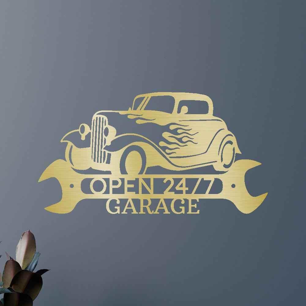 Home Sign - Custom Metal Sign, Gift For Him, Christmas Gifts For Dad - GiFTiFY