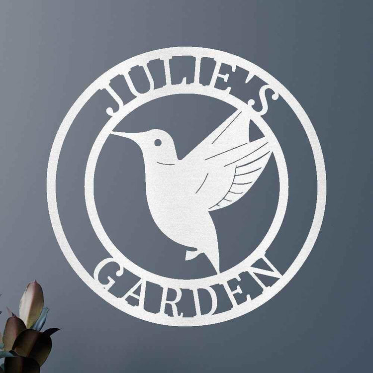 Humming Bird Personalized Gifts - Custom Metal Sign - GiFTiFY