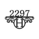 Initial Address Personalized Gifts - Custom Metal Sign - GiFTiFY