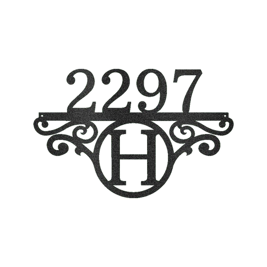 Initial Address Personalized Gifts - Custom Metal Sign - GiFTiFY