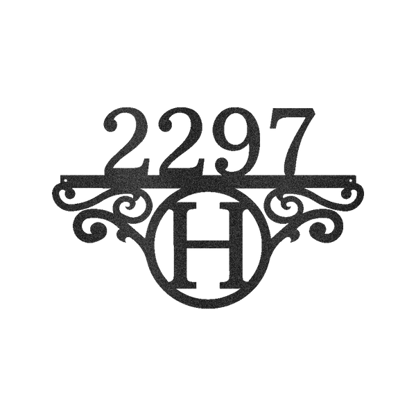 Initial Address Personalized Gifts - Custom Metal Sign - GiFTiFY