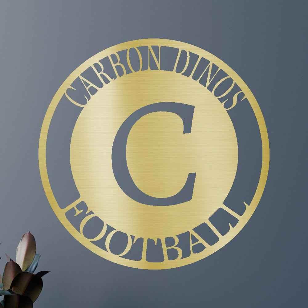 Initial Family Name Personalized Gifts - Custom Metal Sign - GiFTiFY