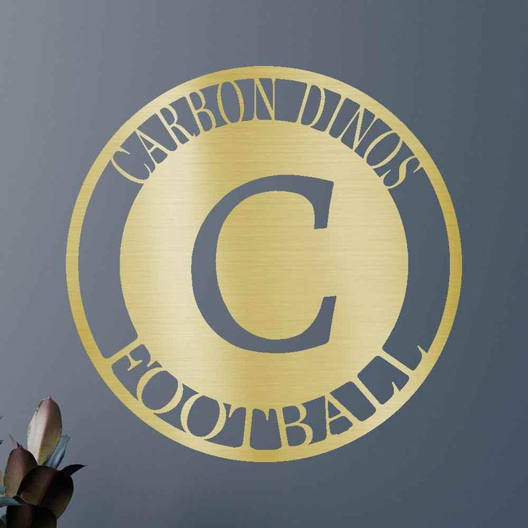 Initial Family Name Personalized Gifts - Custom Metal Sign - GiFTiFY