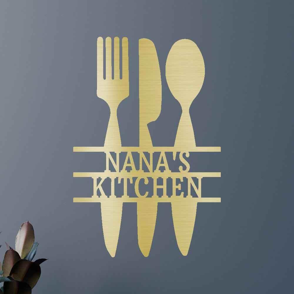 Kitchen Utensil Personalized Gifts - Custom Metal Sign - GiFTiFY