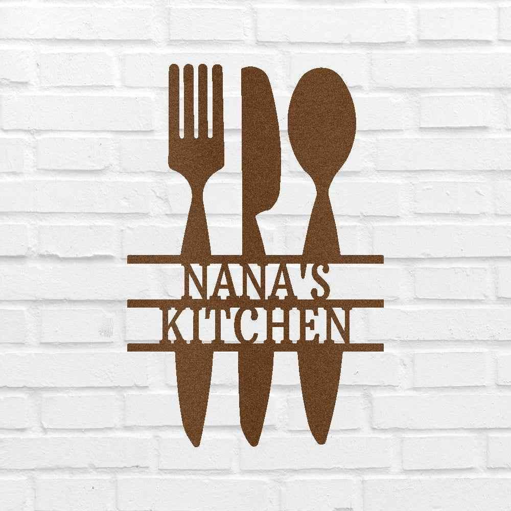 Kitchen Utensil Personalized Gifts - Custom Metal Sign - GiFTiFY