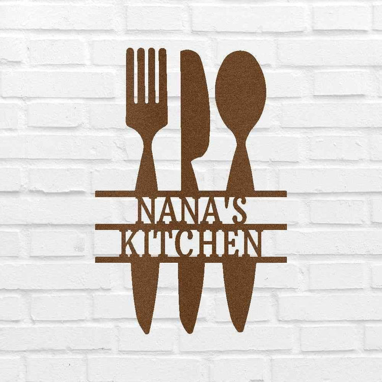 Kitchen Utensil Personalized Gifts - Custom Metal Sign - GiFTiFY