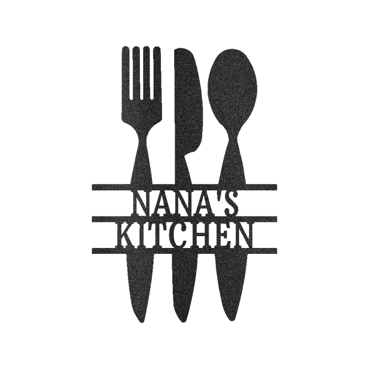 Kitchen Utensil Personalized Gifts - Custom Metal Sign - GiFTiFY
