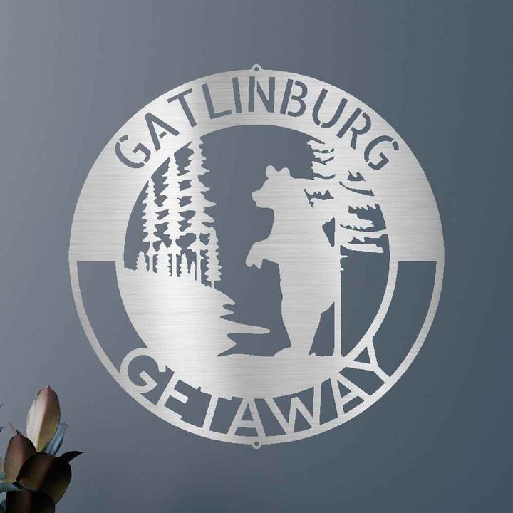 Lone Bear Personalized Gifts - Custom Metal Sign - GiFTiFY