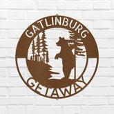 Lone Bear Personalized Gifts - Custom Metal Sign - GiFTiFY