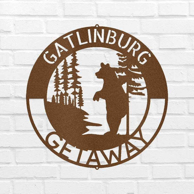 Lone Bear Personalized Gifts - Custom Metal Sign - GiFTiFY