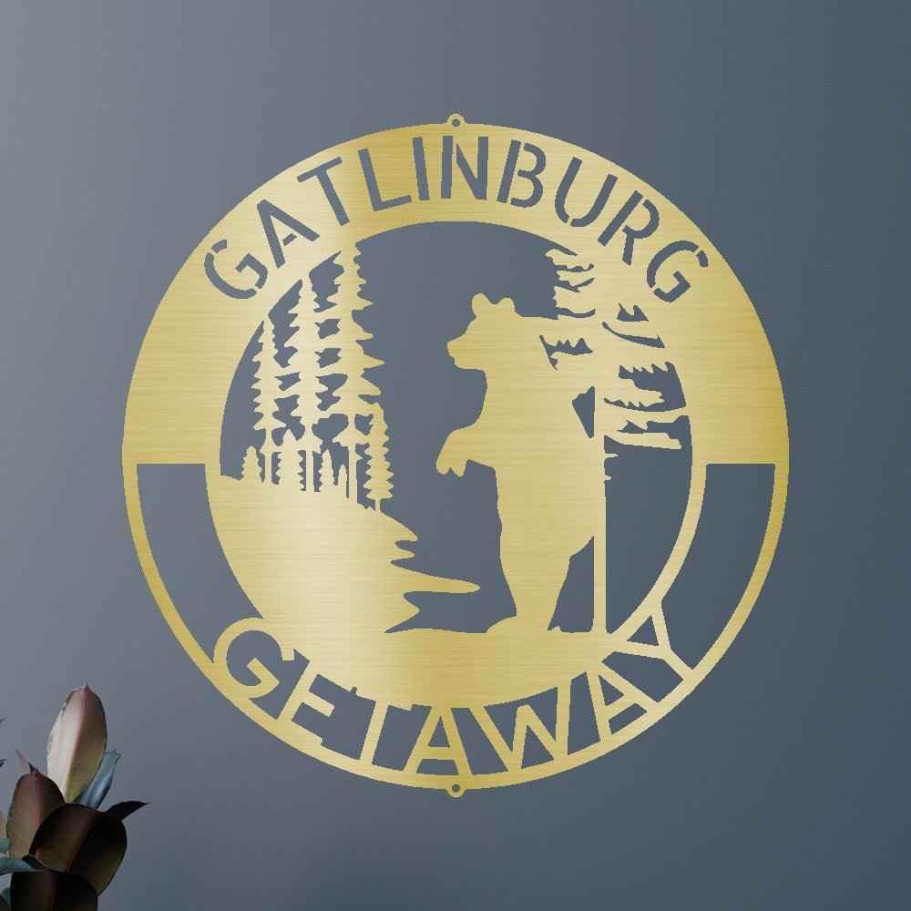 Lone Bear Personalized Gifts - Custom Metal Sign - GiFTiFY