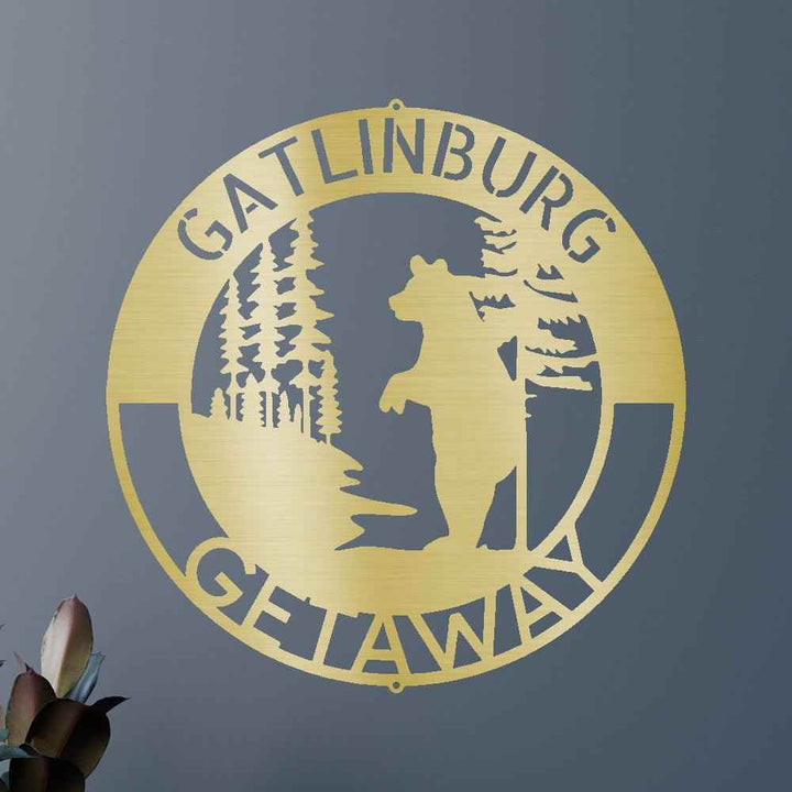 Lone Bear Personalized Gifts - Custom Metal Sign - GiFTiFY