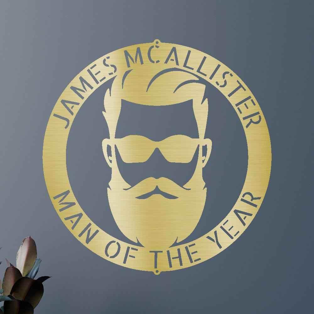Manly Personalized Gifts - Custom Metal Sign - GiFTiFY