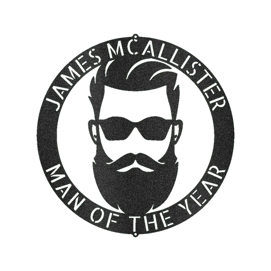 Manly Personalized Gifts - Custom Metal Sign - GiFTiFY