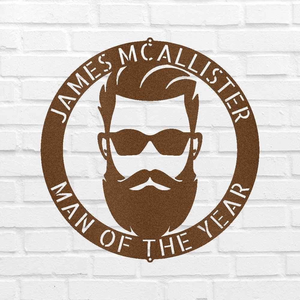 Manly Personalized Gifts - Custom Metal Sign - GiFTiFY